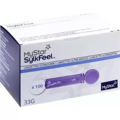 MYSTAR SylkFeel lancets 33 G, 100 pcs MYSTAR SylkFeel lancets 33 G, 100 pcs