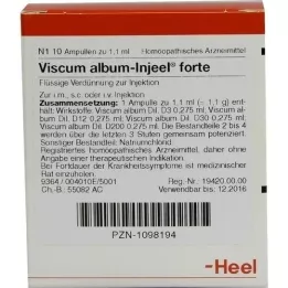 VISCUM ALBUM INJEEL forte ampoules, 10 pcs