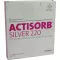 ACTISORB 220 Silver 10.5x10.5 cm sterile compresses, 10 pcs