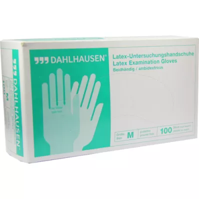 HANDSCHUHE Latex unpowdered size M, 100 pcs