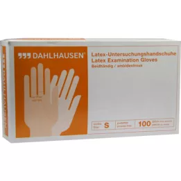 HANDSCHUHE Latex unpowdered size S, 100 pcs