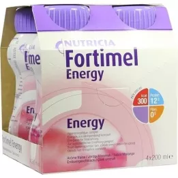 FORTIMEL Energy strawberry flavor, 4X200 ml