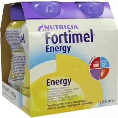 FORTIMEL Energy vanilla flavor, 4X200 ml FORTIMEL Energy vanilla flavor, 4X200 ml