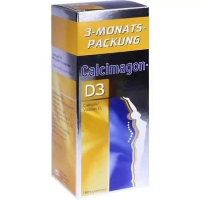 CALCIMAGON D3 chewable tablets, 180 pcs