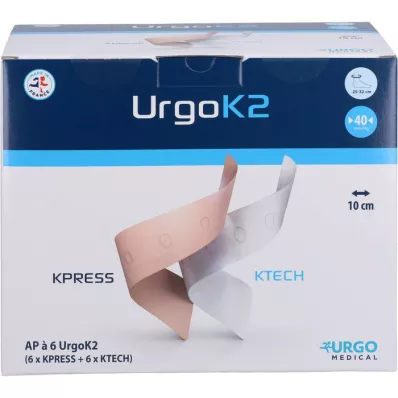 URGOK2 Compression system 10cm ankle circumference 25-32cm, 6 pcs