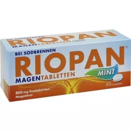 RIOPAN Stomach tablets Mint 800 mg chewable tablets, 50 pcs