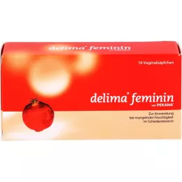 DELIMA feminine vaginal ovula, 10 pcs