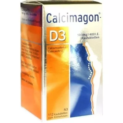 CALCIMAGON D3 chewable tablets, 112 pcs CALCIMAGON D3 chewable tablets, 112 pcs