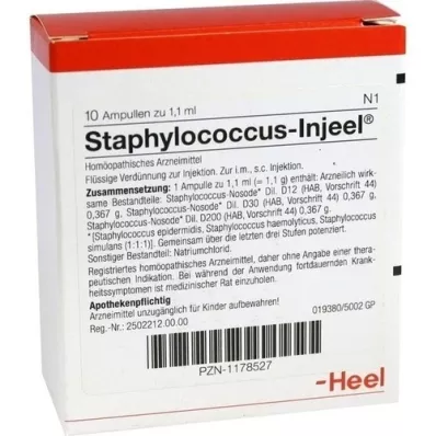 STAPHYLOCOCCUS INJEEL Ampoules, 10 pcs