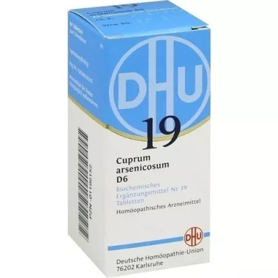 BIOCHEMIE DHU 19 Cuprum arsenicosum D 6 tablets, 80 pcs