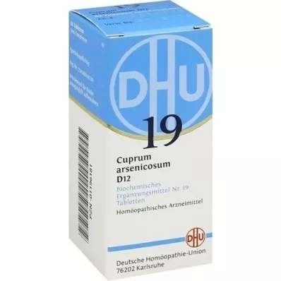BIOCHEMIE DHU 19 Cuprum arsenicosum D 12 tablets, 80 pcs BIOCHEMIE DHU 19 Cuprum arsenicosum D 12 tablets, 80 pcs