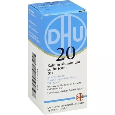 BIOCHEMIE DHU 20 potassium alum.sulfur.D 12 tablets, 80 pcs BIOCHEMIE DHU 20 potassium alum.sulfur.D 12 tablets, 80 pcs