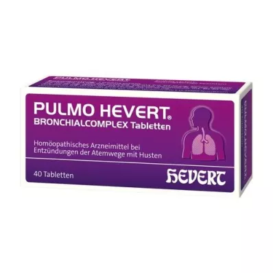 PULMO HEVERT Bronchial complex tablets, 40 pcs