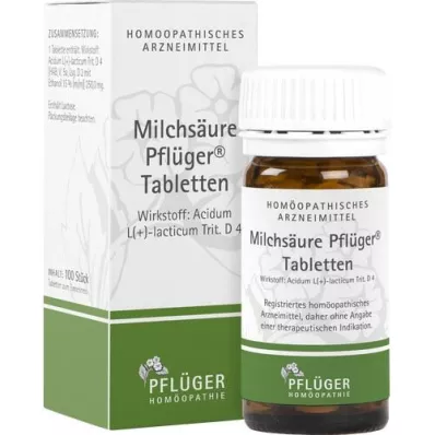 MILCHSÄURE Pflueger tablets, 100 pcs MILCHSÄURE Pflueger tablets, 100 pcs