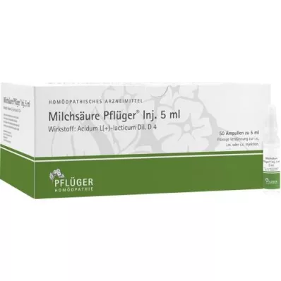 MILCHSÄURE Pflueger injection solution 5 ml, 50 pcs