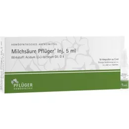 MILCHSÄURE Pflueger injection solution 5 ml, 10 pcs