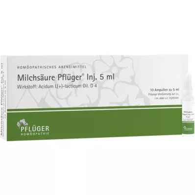 MILCHSÄURE Pflueger injection solution 5 ml, 10 pcs