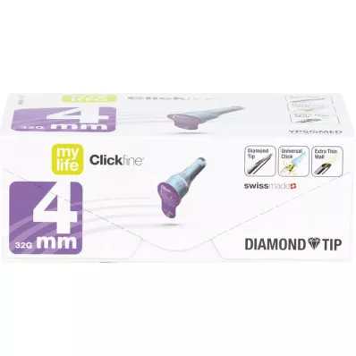MYLIFE Clickfine pen needles 4 mm, 100 pcs