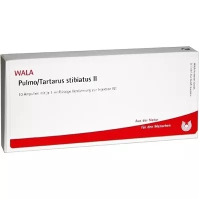 PULMO/TARTARUS stibiatus II ampoules, 10X1 ml