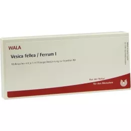 VESICA FELLEA/Ferrum I ampoules, 10x1 ml