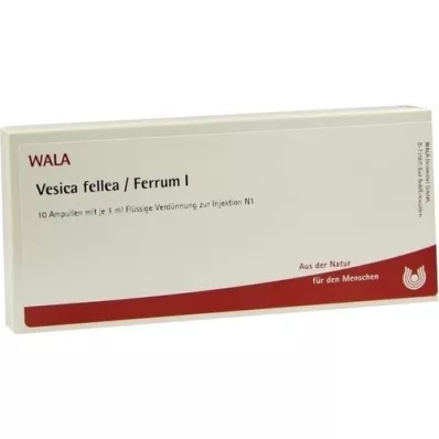 VESICA FELLEA/Ferrum I ampoules, 10x1 ml