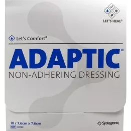 ADAPTIC 7.6x7.6 cm moist wound dressing, 10 pcs