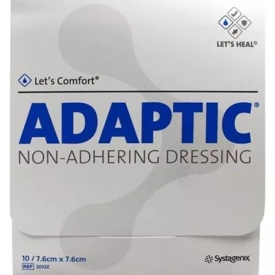 ADAPTIC 7.6x7.6 cm moist wound dressing, 10 pcs