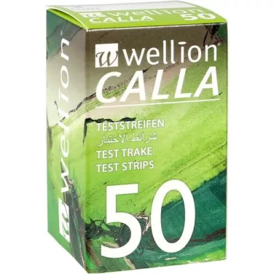 WELLION CALLA Blood sugar test strips, 50 pcs