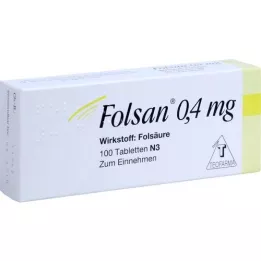 FOLSAN 0.4 mg tablets, 100 pcs