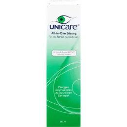 UNICARE All-in-One solution for all hard contact lenses, 240 ml