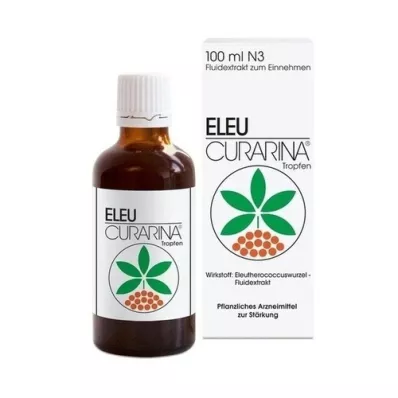 ELEU Curarina drops 1ml taiga root fluid extract, 100 ml ELEU Curarina drops 1ml taiga root fluid extract, 100 ml