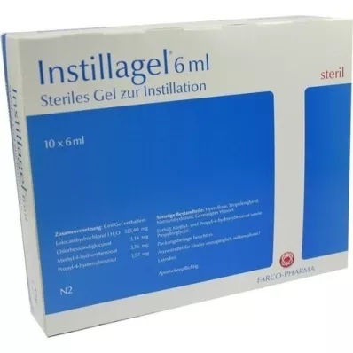 INSTILLAGEL, 10X6 ml INSTILLAGEL, 10X6 ml