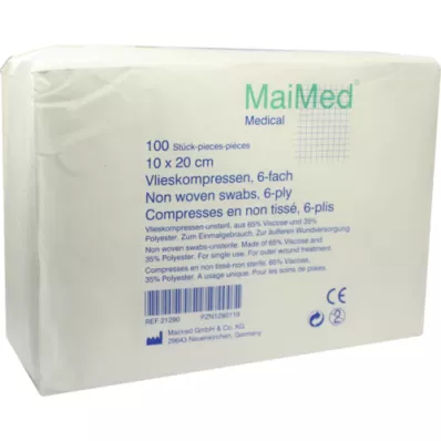 VLIESKOMPRESSEN 10x20 cm non-sterile 6-fold, 100 pcs VLIESKOMPRESSEN 10x20 cm non-sterile 6-fold, 100 pcs