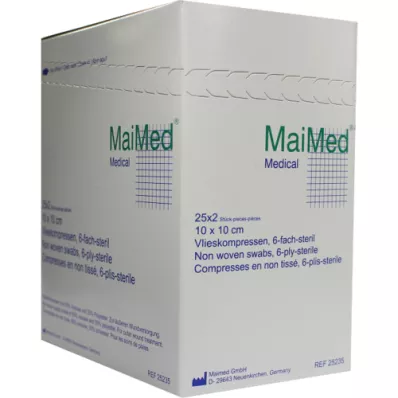 VLIESKOMPRESSEN 10x10 cm sterile 6-fold, 25X2 pcs VLIESKOMPRESSEN 10x10 cm sterile 6-fold, 25X2 pcs