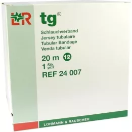 TG Tubular bandage size 12 20 m white, 1 piece
