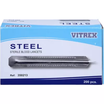 BLUTLANZETTEN Metal simple, 200 pieces