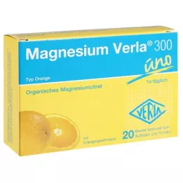 MAGNESIUM VERLA 300 orange granules, 20 pcs