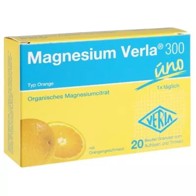 MAGNESIUM VERLA 300 orange granules, 20 pcs MAGNESIUM VERLA 300 orange granules, 20 pcs