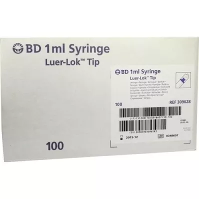 BD PLASTIPAK Spr.1 ml Luer Lok 3-piece, 100X1 ml