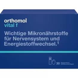 ORTHOMOL Vital F drinking bottle/capsule combination pack, 30 pcs
