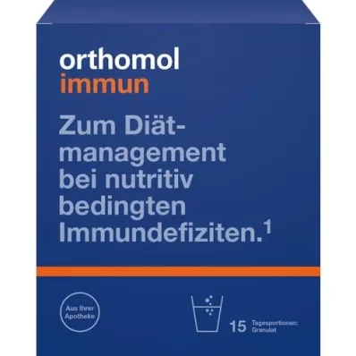 ORTHOMOL Immune granulate bag, 15 pcs