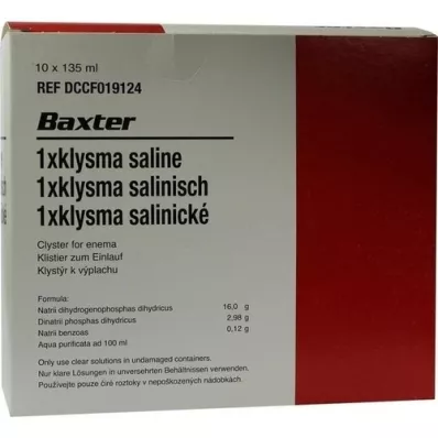 KLYSMA 1x saline, 10X135 ml KLYSMA 1x saline, 10X135 ml