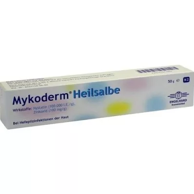 MYKODERM Healing ointment Nystatin and zinc oxide, 50 g MYKODERM Healing ointment Nystatin and zinc oxide, 50 g