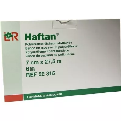 HAFTAN Foam bandage 7 cmx27.5 m, 6 pcs