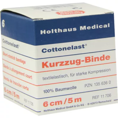 KURZZUGBINDE Cottonelast 6 cmx5 m, 1 piece