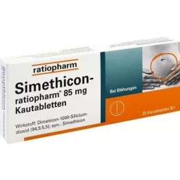 SIMETHICON-ratiopharm 85 mg chewable tablets, 20 pcs