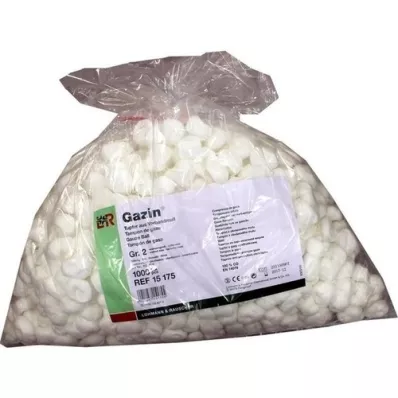 GAZIN Swab walnut size, non-sterile without RK, 1000 pcs GAZIN Swab walnut size, non-sterile without RK, 1000 pcs