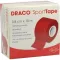 DRACO TAPEVERBAND 3.8 cmx10 m red, 1 piece