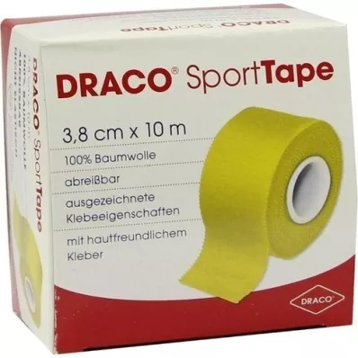 DRACO TAPEVERBAND 3.8 cmx10 m yellow, 1 piece DRACO TAPEVERBAND 3.8 cmx10 m yellow, 1 piece