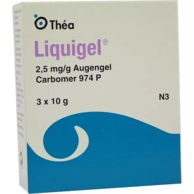 LIQUIGEL Eye gel, 3X10 g
